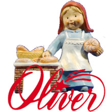 Figuras resina naïf Oliver 10 cm