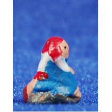 Caganer 1 cm barro pintado Aurora