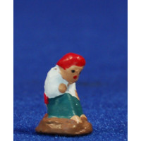 Caganer 2 cm barro pintado Aurora