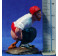 Caganer con barba 6 cm barro pintado Aurora