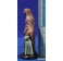 Pastora con niña 7 cm barro pintado Figuralia