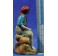 Pescador 9 cm barro pintado Figuralia
