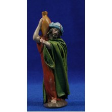 Pastor con jarra 12 cm ropa y barro Figuralia