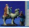 Reyes a camello 5 cm barro pintado Figuralia