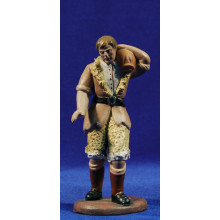 Pastor con saco 16 cm barro pintado Figuralia