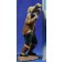 Pastor con cordero 18 cm barro pintado Figuralia
