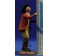 Pastor músico con castañuelas 9 cm barro pintado Figuralia