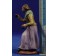 Pastora músico con castañuelas M1 9 cm barro pintado Figuralia