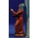 Pastora músico con castañuelas M2 9 cm barro pintado Figuralia