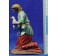 Pastora adorando con pato 18 cm barro pintado Figuralia