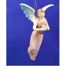 Ángel nacimiento o anunciata 12 cm barro pintado Figuralia