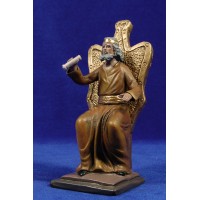 Herodes sentado 17 cm barro pintado Figuralia