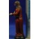 Pastora con cesta 9 cm barro pintado Figuralia