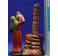 Pastora en pozo 7 cm barro pintado Figuralia