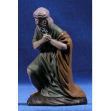 Pastor adorando 12 cm barro pintado Figuralia