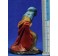 Pastor adorando con cordero 7 cm barro pintado Figuralia