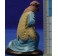 Pastor anciano adorando 7 cm barro pintado Figuralia