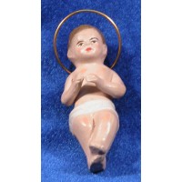 Niño Jesús 16 cm barro pintado Figuralia
