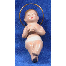 Niño Jesús 16 cm barro pintado Figuralia