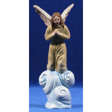 Ángel 16 cm barro pintado Figuralia