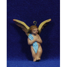 Ángel 9 cm barro pintado Figuralia