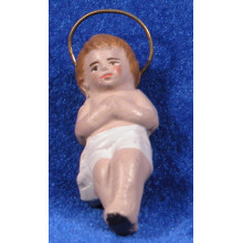 Niño Jesús 9 cm barro pintado Figuralia