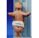 Niño Jesús 8 cm barro pintado Delgado