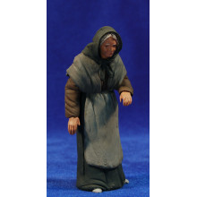 Pastora catalana vieja 12 cm barro pintado Delgado