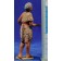 Pastor hebreo con asno 12 cm barro pintado Delgado