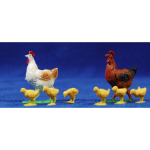 Gallina 9-10 cm plástico Belenes Puig