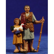 Pastor con niño 10 cm plástico Fabregat