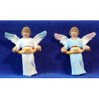 Angel 5,5 cm barro pintado