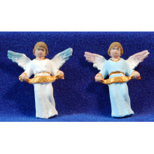 Angel 5,5 cm barro pintado