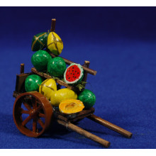Carro fruta 7 cm madera Carro fruta 7 cm madera