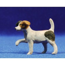 Perro Pequeño 11 cm barro pintado