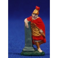 Romano centurión 3 cm barro pintado