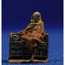 Pastor bereber en banco 3 cm pasta cerámica Hermanos Cerrada