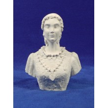 Busto giganta hija Mataró sin pintar 45 cm resina