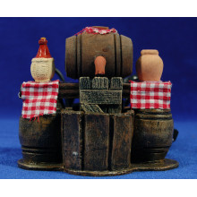 Fuente de botas 10 cm madera eléctrico