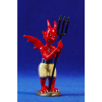 Demonio 8 cm resina Pilarín