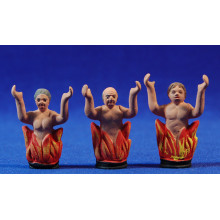 Alma del purgatorio 5,5 cm barro pintado Alma del purgatorio 5,5 cm barro pintado