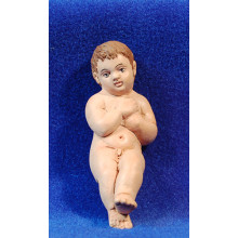 Niño Jesús 30-32 cm barro pintado