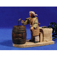 Botero movimiento 10 cm ropa y barro