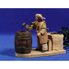 Botero movimiento 10 cm ropa y barro