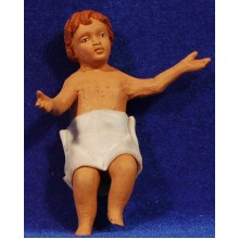Niño Jesús M2 30 cm barro pintado
