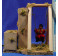 Niño con columpio movimiento 12 cm barro pintado
