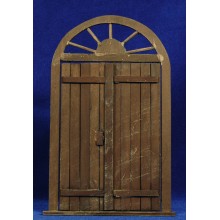 Puerta redonda 21 cm madera