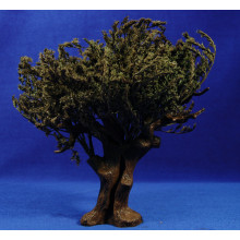 Árbol verde 27 cm plástico Oliver