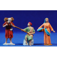 Grupo 3 pastores M6 7 cm plástico Oliver