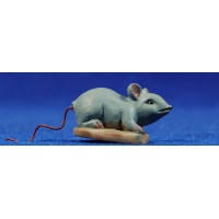 Ratón grande 10 cm resina Naïf Oliver